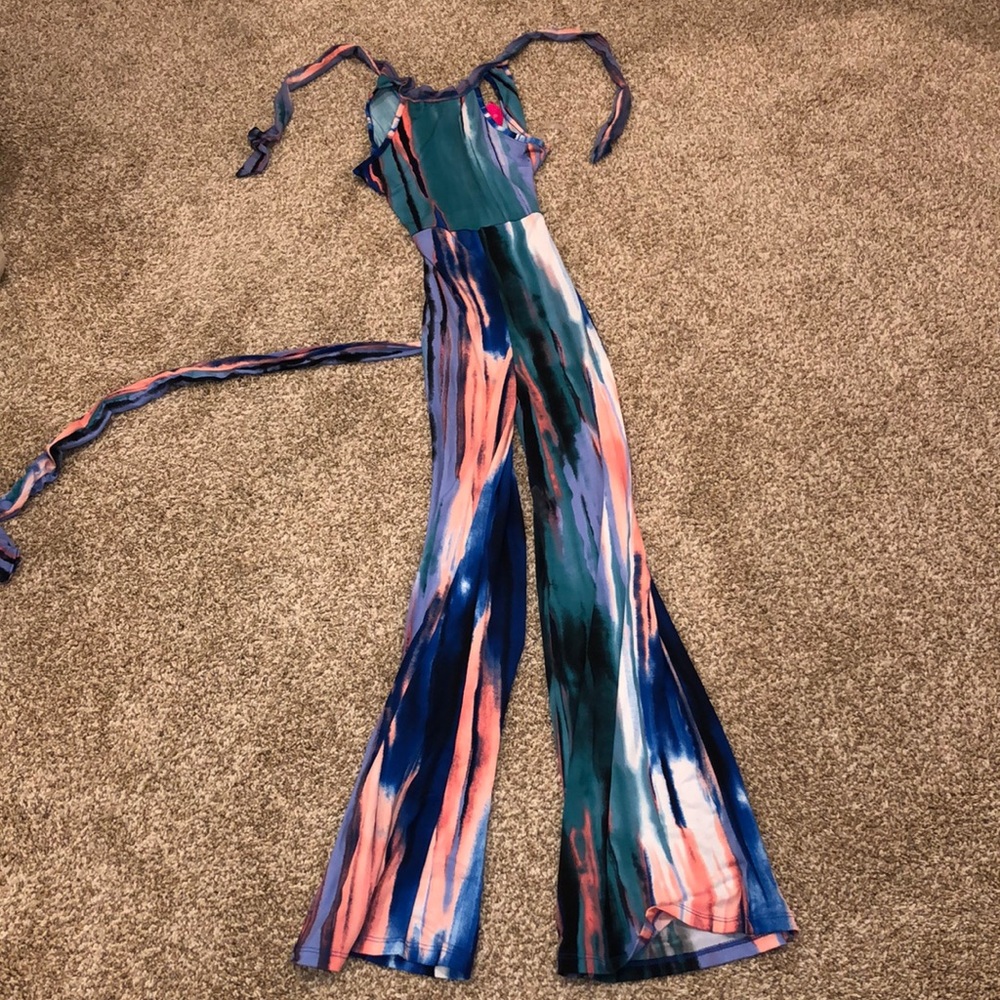 Halter jumpsuit never worn with tags